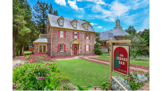 Bed and Breakfast in Williamsburg Cedars of Williamsburg Bed & Breakfast