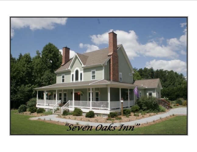 Bed and Breakfast in High Point Seven Oaks Inn Bed and Breakfast
