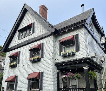 The Hearthside Inn, a bed and breakfast located in Bar Harbor, Maine