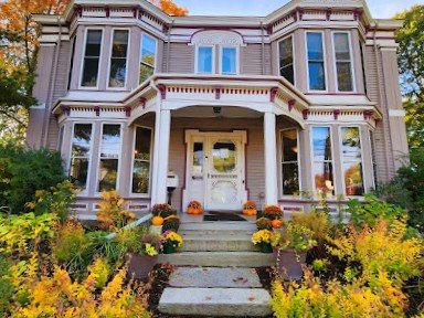 The Blackberry Inn located in Camden, Maine is a historic bed and breakfast